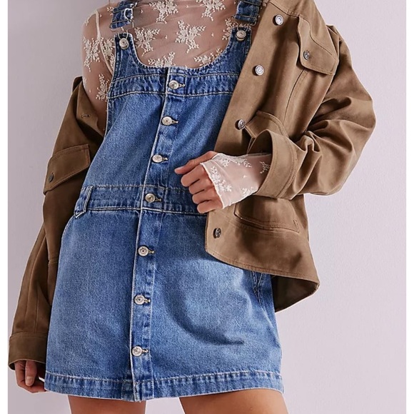 FREE PEOPLE We The Free Edie Womens Denim Skirtall